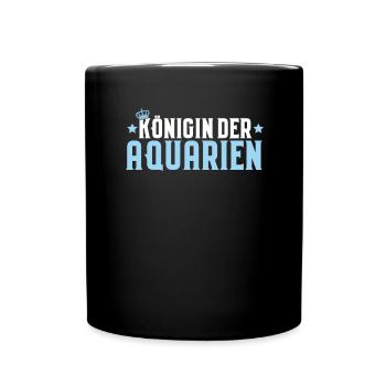 Aquaristik Aquarianer Aquarium Fische Aquarist - Tasse einfarbig - Schwarz - Vorne