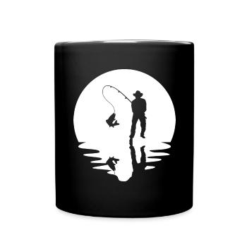 Circle and reflection - Fishing - - Full Colour Mug - black - Front