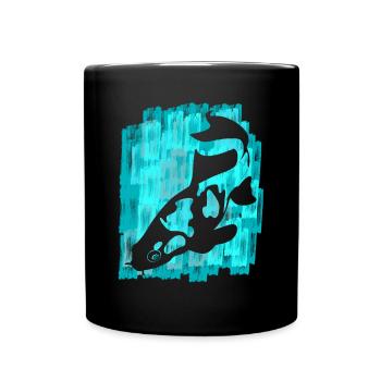 Koi Carpe Poisson Koi - Mug uni - noir - Devant
