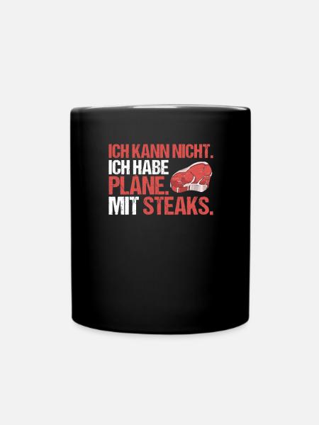 Carnivore Diät Carnivore Ernährung Carnivore Diet - Tasse einfarbig - Schwarz