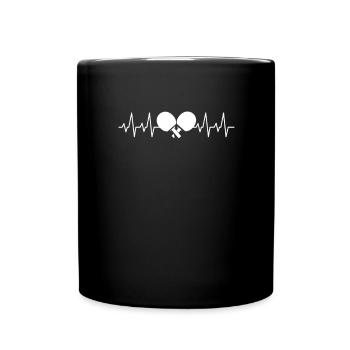 Tischtennis Ping Pong Pingpong Table Tennis - Mug uni - noir - Devant