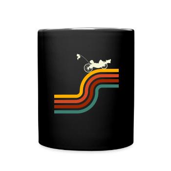 Recumbent Bike And Velomobil - Tasse einfarbig - Schwarz - Vorne