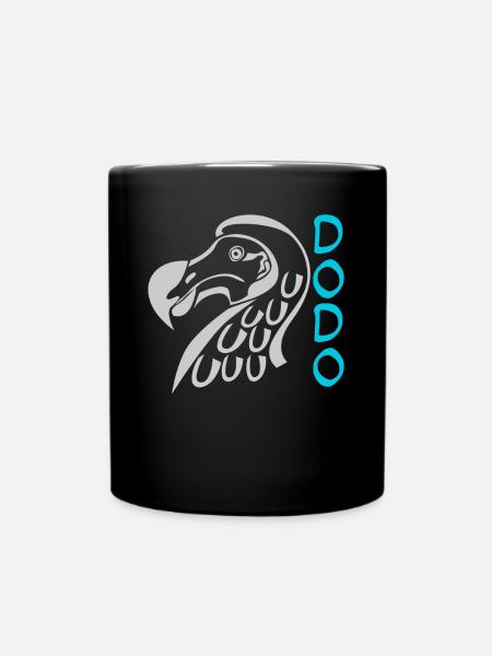 Dodo Vogel Dodos - Tasse einfarbig - Schwarz