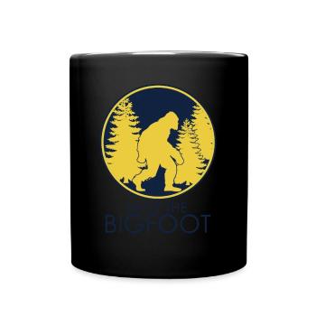 Bigfoot Sasquatch - Tasse einfarbig - Schwarz - Vorne