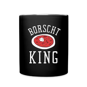 Bortsch Betterave Bortsch ukrainien - Mug uni - noir - Devant