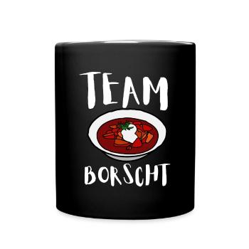 Bortsch Betterave Bortsch ukrainien - Mug uni - noir - Devant
