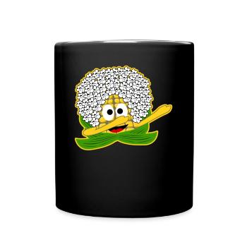 Corn Dab Dabbing Popcorn - Full Colour Mug - black - Front