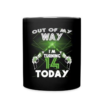 Laser Tag Birthday Party - Laser Tag Birthday - Mug uni - noir - Devant