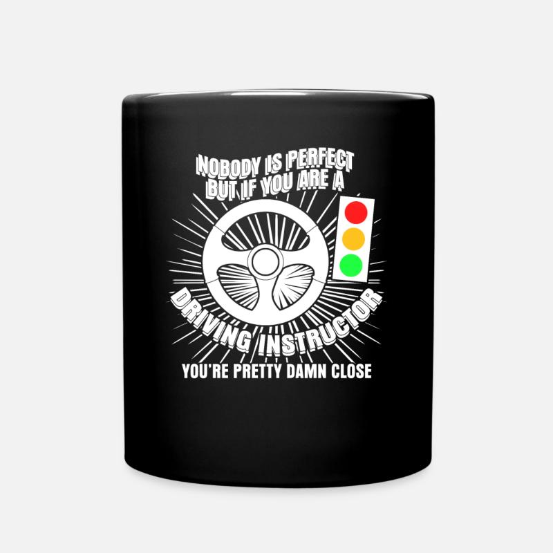 Moniteur d’auto-école Telling blague - Mug uni - noir