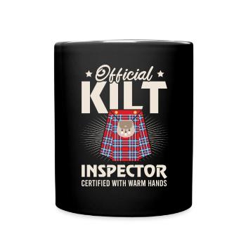 Kilt écossais disant jupe écossaise Écosse - Mug uni - noir - Devant