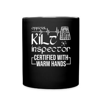 Scottish Kilt Saying Scottish Skirt Scotland - Full Colour Mug - black - Front