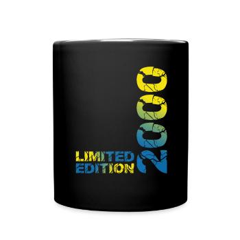 2000 Limited Edition Birthday Gift Wife Husband - Full Colour Mug - black - Front