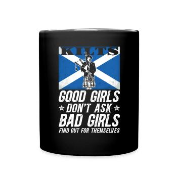 Kilt écossais disant jupe écossaise Écosse - Mug uni - noir - Devant