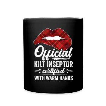 Kilt écossais disant jupe écossaise Écosse - Mug uni - noir - Devant