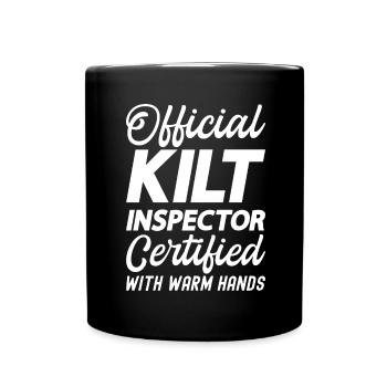 Kilt écossais disant jupe écossaise Écosse - Mug uni - noir - Devant