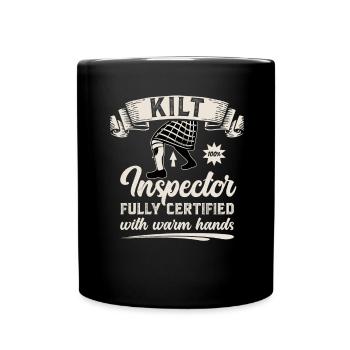Kilt écossais disant jupe écossaise Écosse - Mug uni - noir - Devant