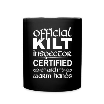 Kilt écossais disant jupe écossaise Écosse - Mug uni - noir - Devant