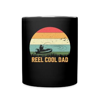 Le papa cool 3 - - Mug uni - noir - Devant