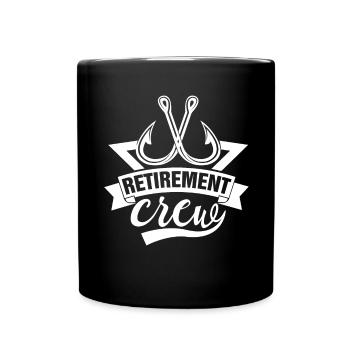 Équipage de retraite - - Mug uni - noir - Devant