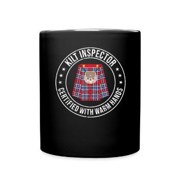 Kilt écossais disant jupe écossaise Écosse - Mug uni - noir - Devant