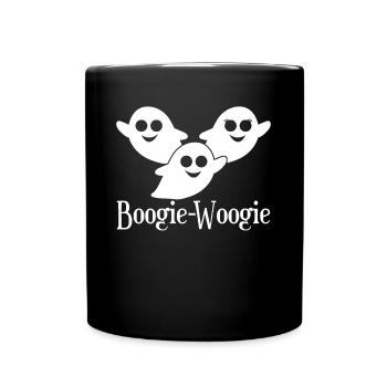 Boogie Woogie Geist Gespenst Swing - Tasse einfarbig - Schwarz - Vorne