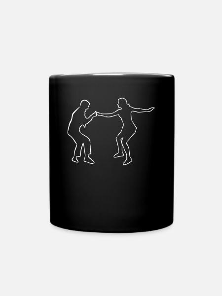 Boogie Woogie Tanzen - Tasse einfarbig - Schwarz