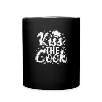 Kiss the Cook Chef Hobby Food Cuisine - Mug uni - noir - Devant