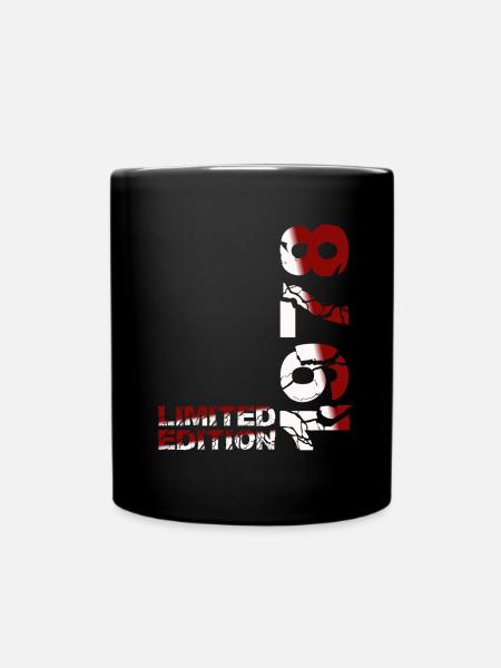 1978 Limited Edition Geburtstag Geschenk Frau Mann - Tasse einfarbig - Schwarz