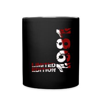 1981 Limited Edition Geburtstag Geschenk Frau Mann - Tasse einfarbig - Schwarz - Vorne