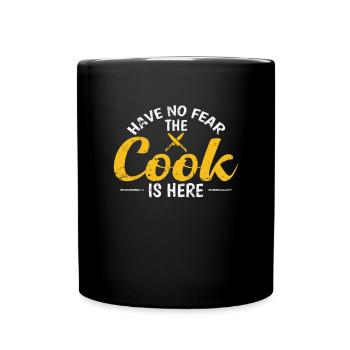 Have no Fear the Cook is Here Koch Hobby - Full Colour Mug - black - Front