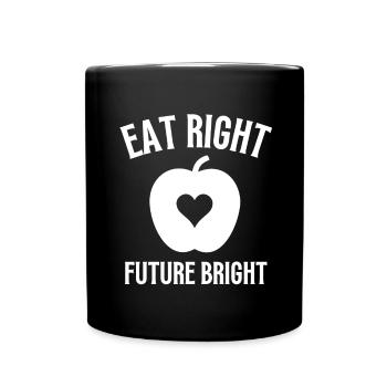 Nutritionniste holistique Mois national de la nutrition - Mug uni - noir - Devant