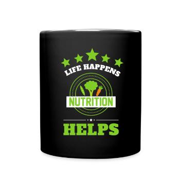 Nutritionniste holistique Mois national de la nutrition - Mug uni - noir - Devant
