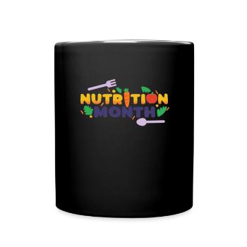 Holistic Nutritionist National Nutrition Month - Tasse einfarbig - Schwarz - Vorne