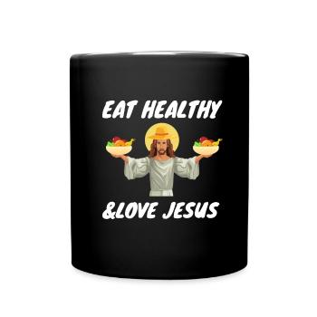 Nutritionniste holistique Mois national de la nutrition - Mug uni - noir - Devant