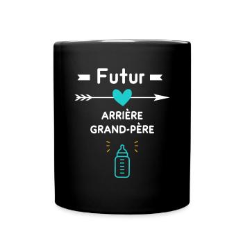 annonce grossesse futur arrière-grand-père - Mug uni - noir - Devant