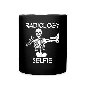 Radiology Selfie X-ray - Full Colour Mug - black - Front