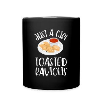 St. Louis Toasted Ravioli - Tasse einfarbig - Schwarz - Vorne