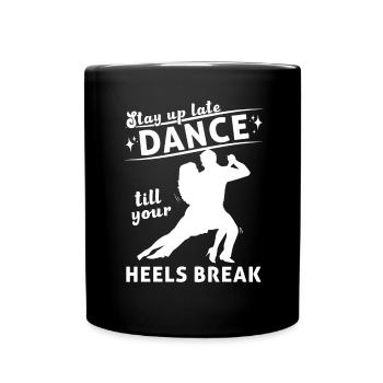Dance Training Ballroom Couple Dance - Full Colour Mug - black - Front