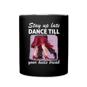 Dance Training Ballroom Couple Dance - Full Colour Mug - black - Front