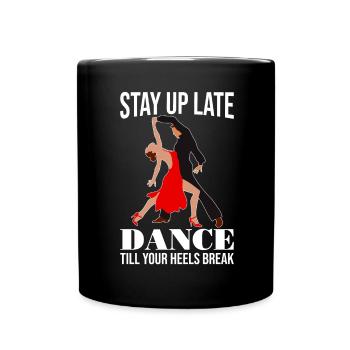 Dance Training Ballroom Couple Dance - Full Colour Mug - black - Front