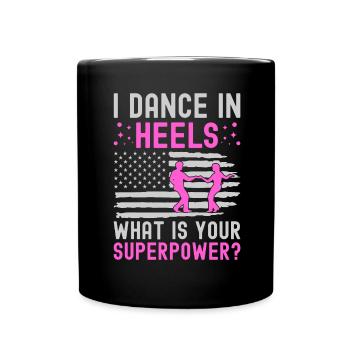 Dance Training Ballroom Couple Dance - Full Colour Mug - black - Front
