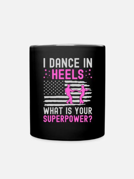 Dance Training Ballroom Couple Dance - Full Colour Mug - black