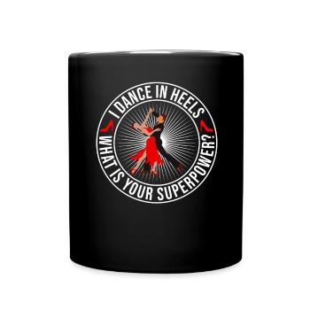 Dance Training Ballroom Couple Dance - Full Colour Mug - black - Front