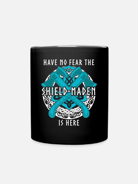 Shield-Maiden - Tasse einfarbig - Schwarz