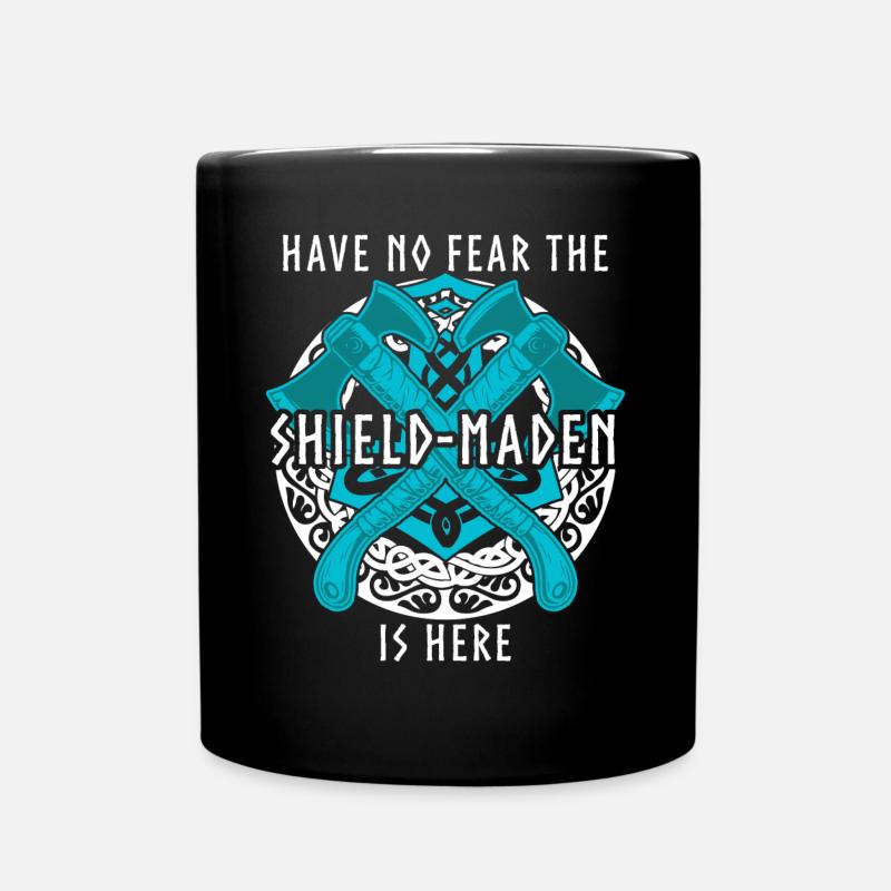 Shield-Maiden - Tasse einfarbig - Schwarz