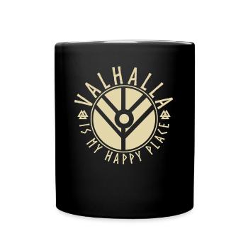 Wikinger Spruch - Tasse einfarbig - Schwarz - Vorne