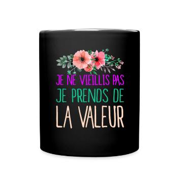 célébrer l'âge et la sagesse femmes, filles - Mug uni - noir - Devant