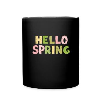 First Day Of Spring Equinox - Tasse einfarbig - Schwarz - Vorne