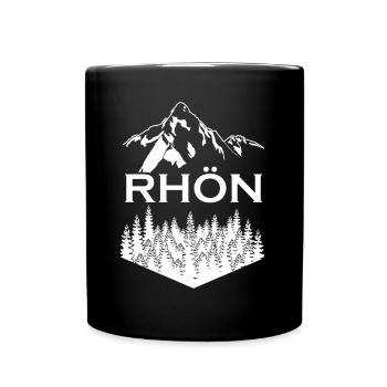Rhön Wald Wandern Rhöner Berge - Tasse einfarbig - Schwarz - Vorne