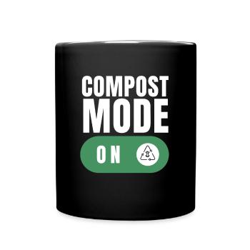Compost Your Enemies - Full Colour Mug - black - Front